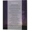 Desiderata Night Sky by Quote Master 16" x 20" Canvas Wall Art